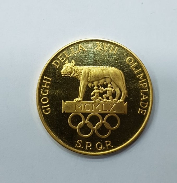 Italië - Medaglia "XVII Olimpiade di Roma" 1960 - Goud
