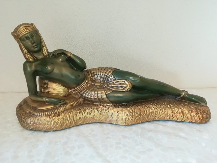 Pacini - Art Casting N ° 517- The Egyptian Recumbent- Signed - Contemporary