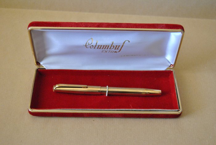 Columbus - Penna stilografica Columbus Extra Laminato  Oro - 1