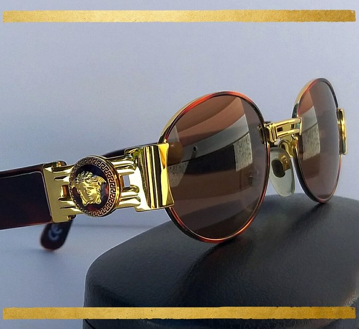 Versace Medusa Gold Mod. S71 Sunglasses 