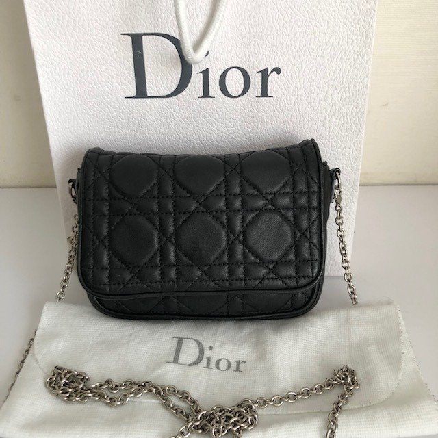 dior black crossbody bag