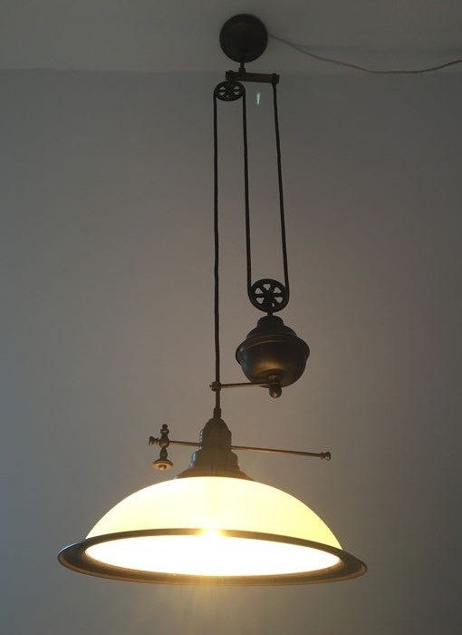 Kemner Verlichting - Suspension light (1) - Copper, Bronze patinated