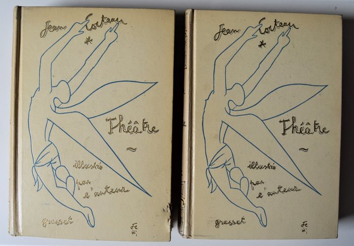 Jean Cocteau - Théatre. Edition illustrée de lithographies originales de l'auteur - 1957