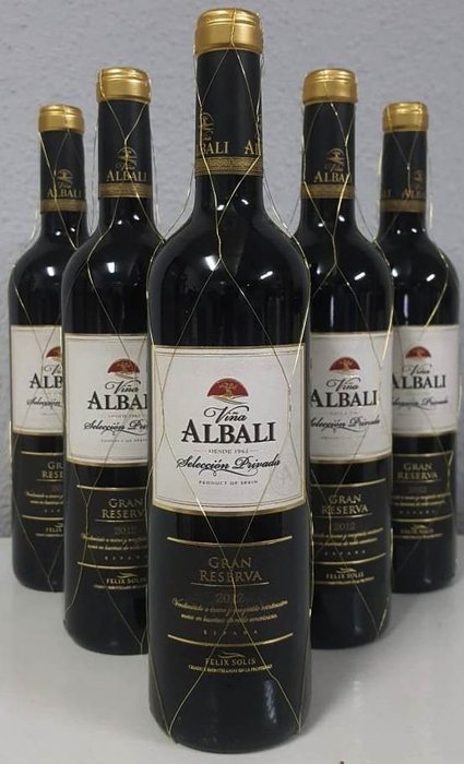2012 Viña Albali Selección Privada  - Valdepenas Gran Reserva - 6 Bottiglie (0,75 L)
