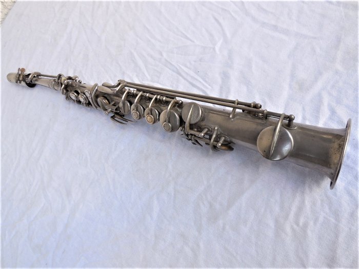 Brevete de L'Armee Conservatoires Bruxelles - Hersteller C.Mahillon - Saxophone soprano - Belgique - 1900