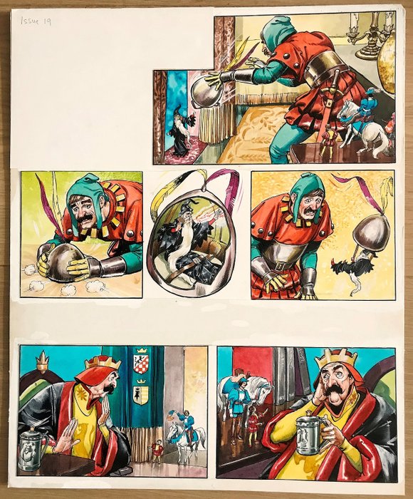Bellavitis, Giorgio  - Originele pagina - Wizard Weezle and Princess Marigold - (1966)