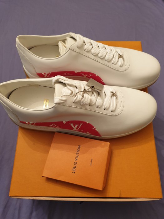Louis Vuitton X Supreme Sneakers - Size 