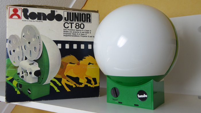 Polistill Tondo CT80 Junior "Italien design" filmprojector in doos.