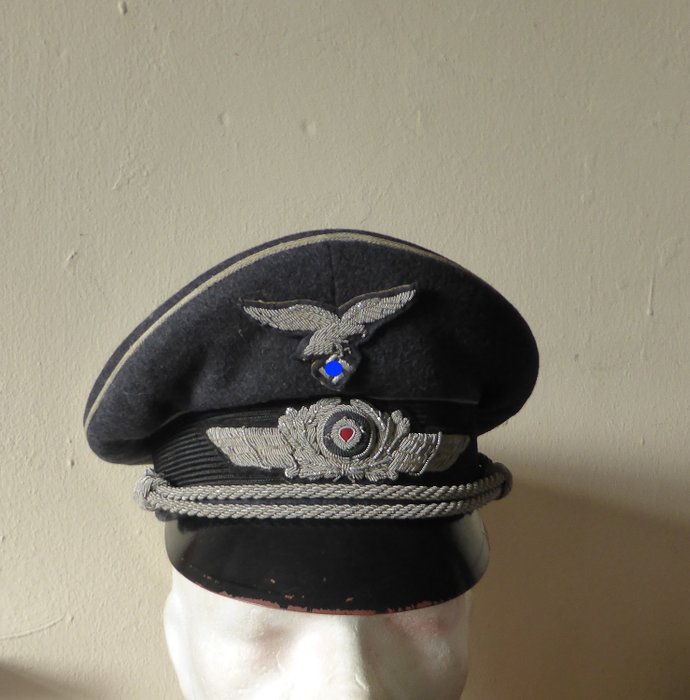 Alemanha - Oficial da Luftwaffe Schirmmütze - Uniforme