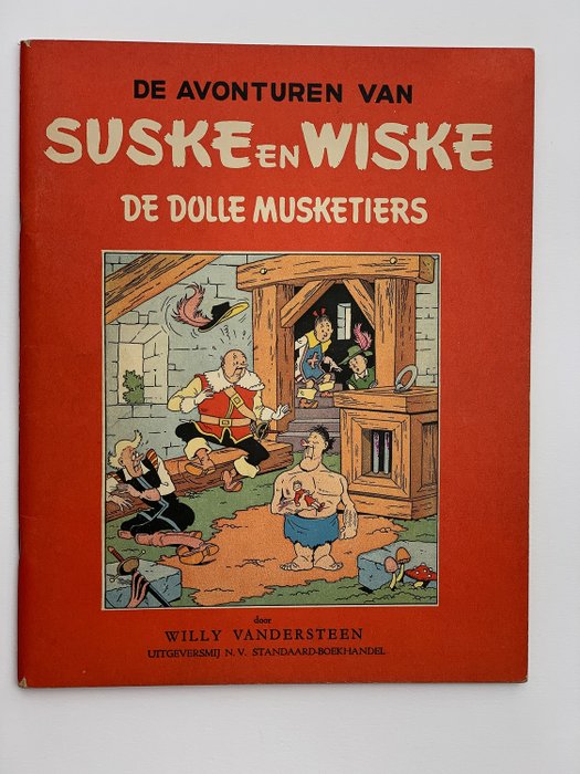 Suske en Wiske RV-18 - De Dolle Musketiers - 装订 - 第一版 - (1953)