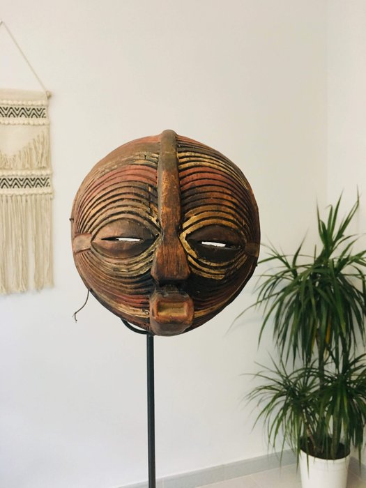 African Mask - Wood - Luba - Baluba - Congo DRC 