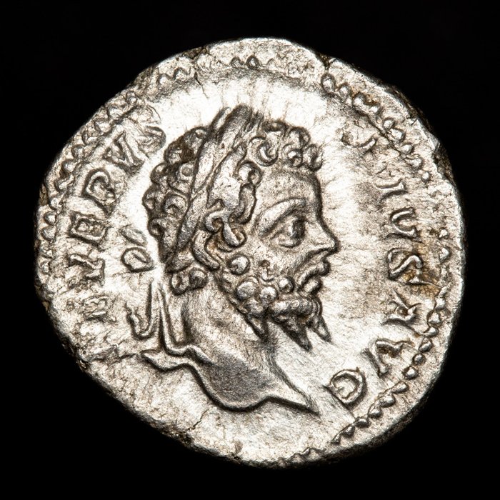 Roman Empire AR Drachm (208 AD) SEPTIMIUS SEVERUS, 193-211 