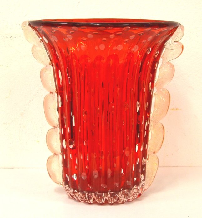 Archimede Seguso - Seguso vetri d'arte - Een vaas van Muranoglas - glas