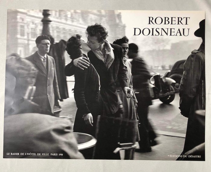 Robert Doisneau - Les Baiser de L'hotel de ville Paris (1950) - 1986