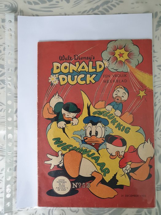 Donald Duck Jaargang 1955 compleet. - 53 losse nummers Donald Ducks weekblad jaargang 1955 compleet. - Pocket - Första upplagan