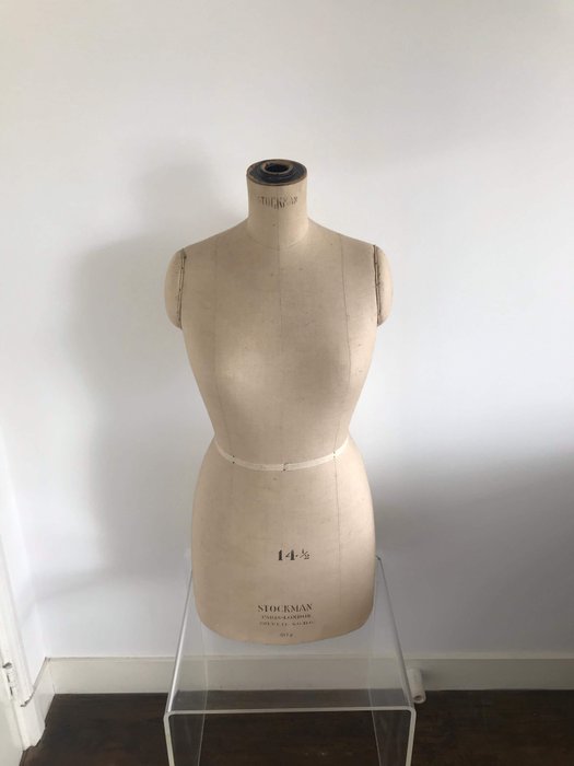 Stockman - Busto de maniquí de costura - Lino, Madera