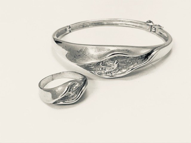 Franz Breuning - 925 Ezüst - Gyűrű, Karkötő, Szett
