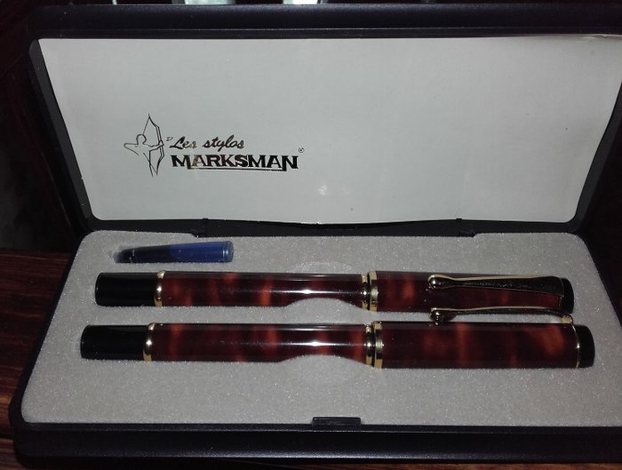 Marksman - Stylo à plume et stylo à bille - Ensemble assorti de 2