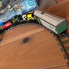 Lego 9V RC Eisenbahn TRAIN 4512 Gabelstapler PALLET TRANSPORTER 