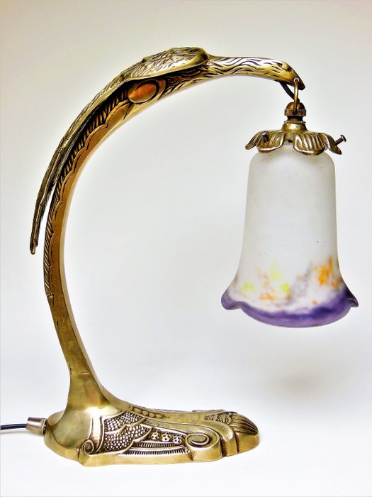 Art Deco Nouveau Charles Ranc, Art Nouveau Table Lamp History