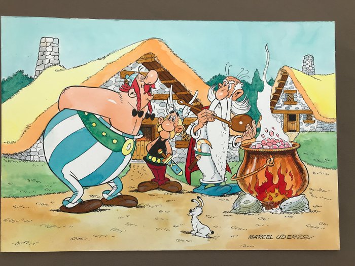 Asterix - Obélix et la potion magique - culoarea originală de desen