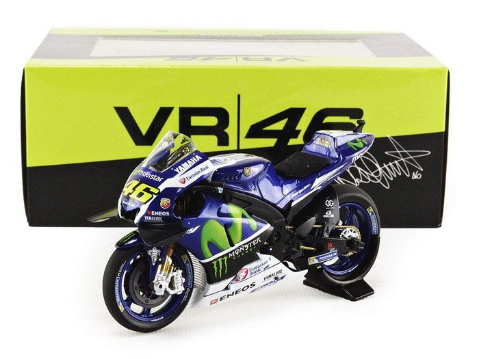 1:18 Scale Collectable Model VALENTINO ROSSI Yamaha YZR-M1 2013 MotoGP Bike 