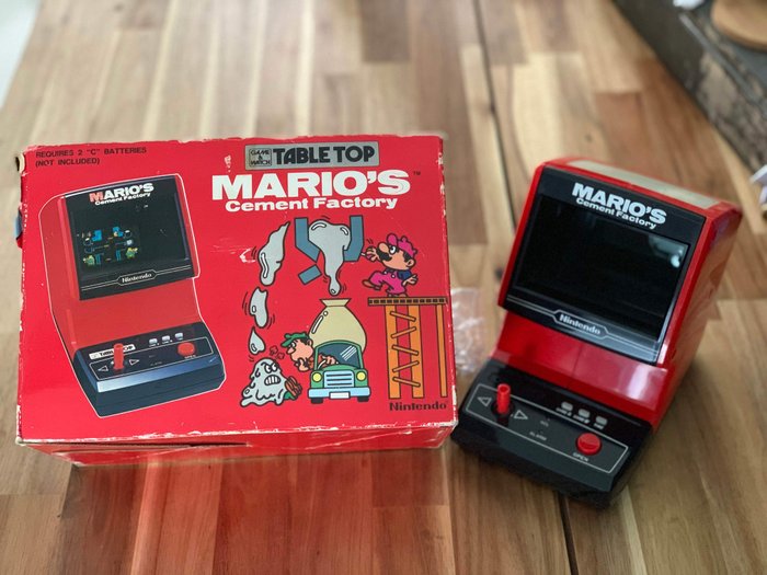 Nintendo Game & Watch Table Top - Mario's Cement Factory - Nella scatola originale