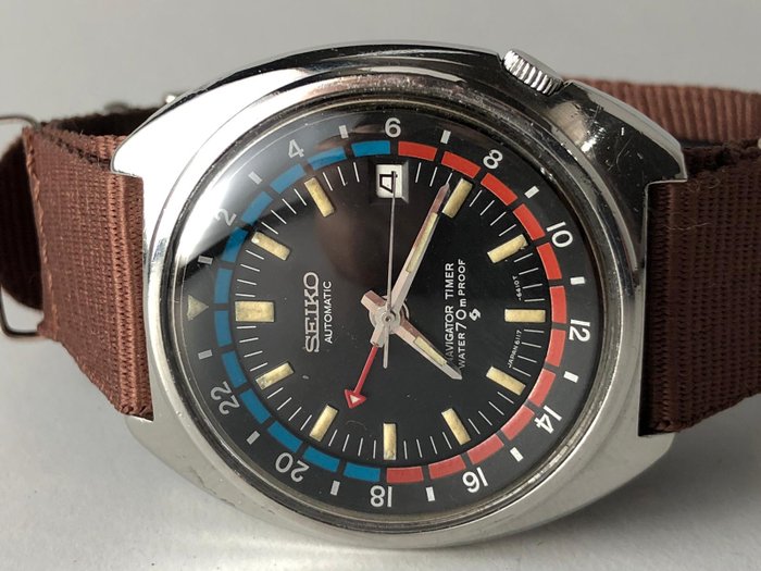 Seiko - navigator timer - 6117-6410 - Bărbați - 1970-1979