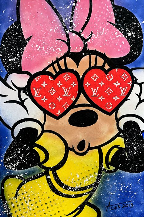 Louis Vuitton Mickey Mouse Svg