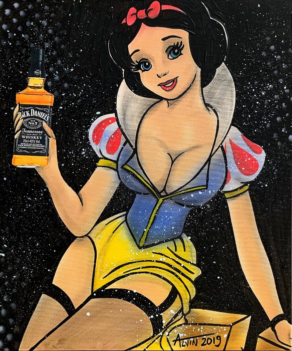 Alvin Silvrants - Disney Snow White sexy big boobs Jack Daniels Whiskey