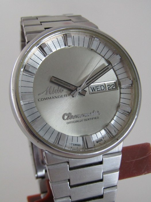 Mido - commander chronometer - Mænd - 1970-1979