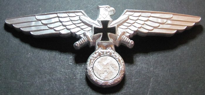 德国 - 原始德国徽章鹰与交叉2.WK - 3.Reich ges.gesch 2 - 1939