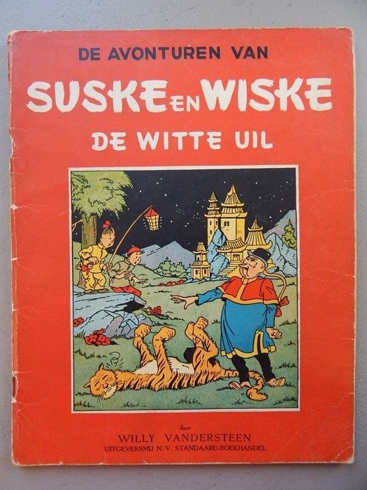 Suske en Wiske RV-07 - De Witte Uil - Stapled - First edition - (1950)
