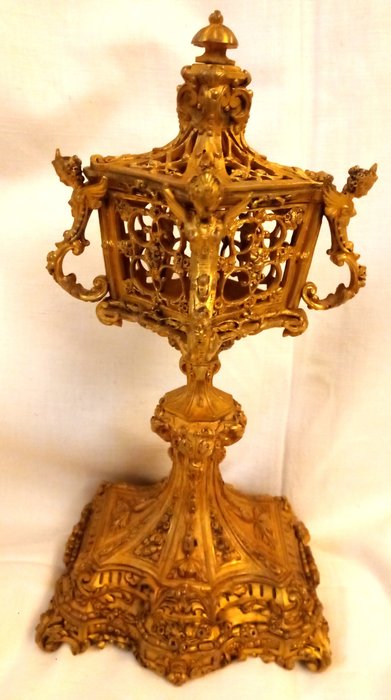 香炉 - 路易十四世式风格 - 铜锌锡合金 - 19世纪下半叶