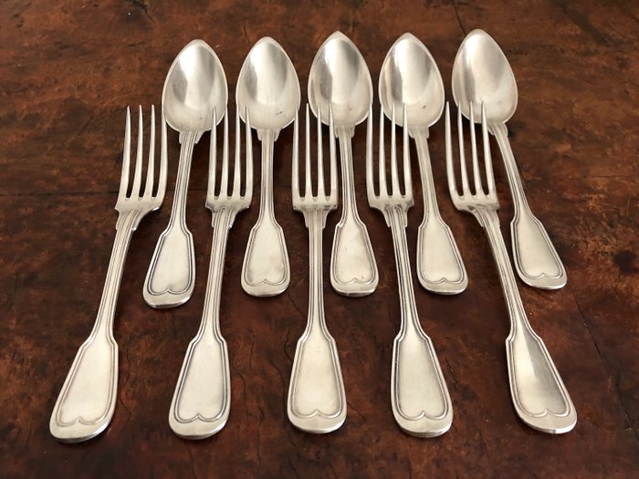 Christofle cutlery. - Silverplate - France - 1845