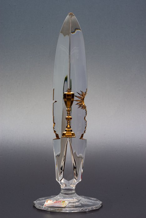 Joska Design Bodenmais - Monstranz, handgeschnitten und handgemalt - 21 cm - Glas