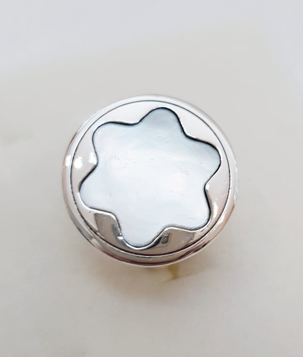 Mont Blanc  - 925 Silver - Ring Mother of pearl - No reserve price