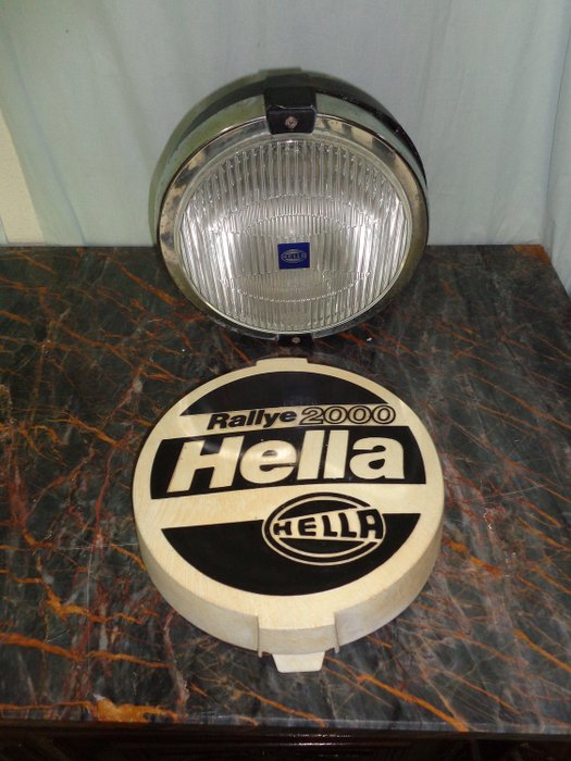 Proyector y tapa original - Hella - Rallye 2000 - 2000