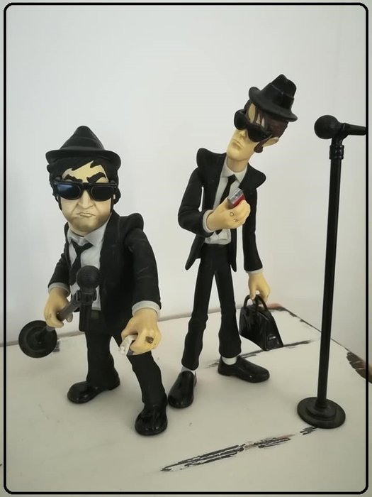 Figurine The Blues Brothers Jake & Elwood Blues 17cm 