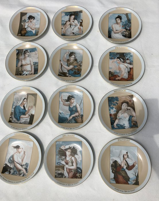 HAVILAND - LIMOGES - Plates (12) - Porcelain