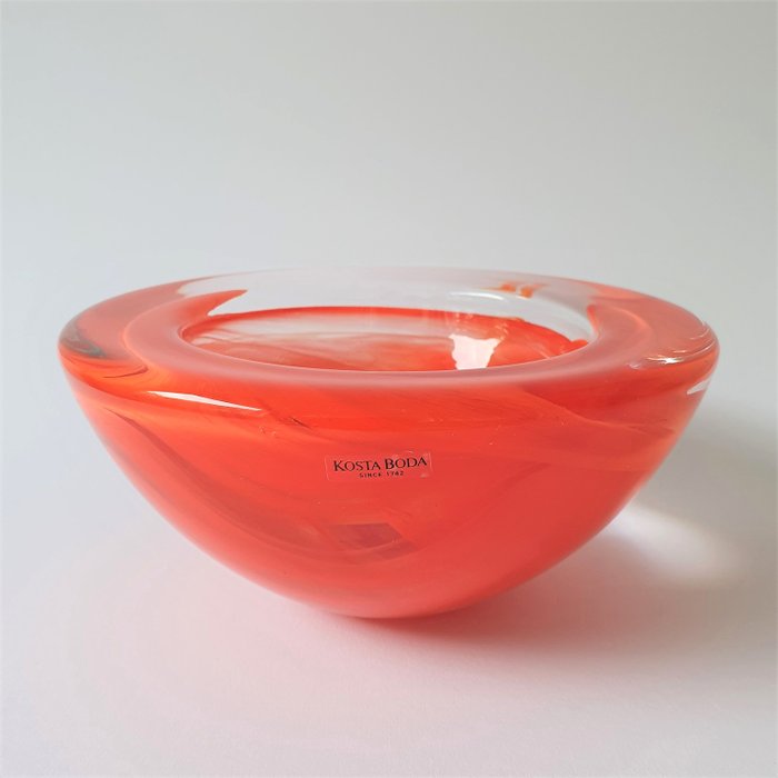 Anna Ehrner - Kosta Boda - Bowl - Atoll - Grote maat - Aparte kleur - 2197 gram - Glas