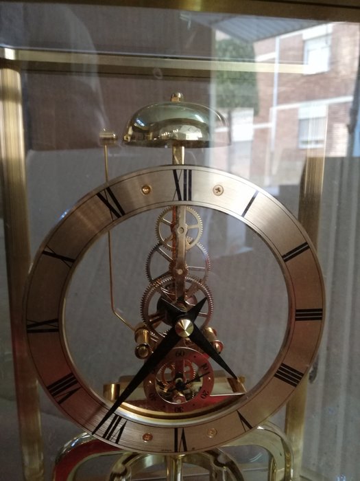 Skeleton clock - Seiko - Crystal, Gilt bronze - Late 20th century