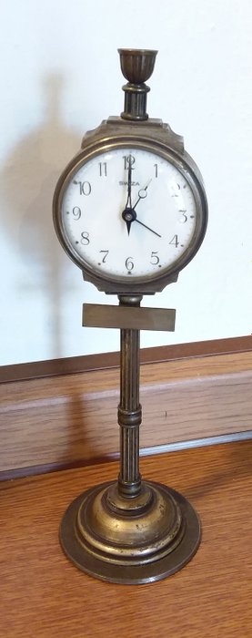 Swiza Clock 8 - Brass - 1950