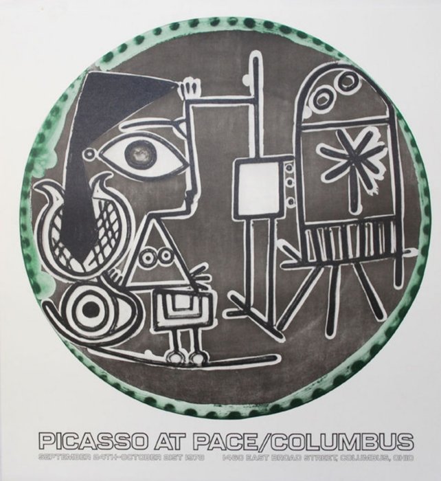 Pablo Picasso - Jacqueline au chevalet - 1978