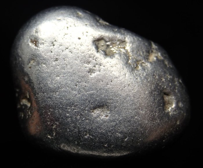Foarte rare natural Platinum Nugget 15,435ct - 21.2×16.33×7.18 mm - 3.087 g