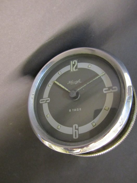Vintage car dashboard clock 8 days - Kienzle - Mercedes - VW Käfer - Opel - 1950-1960