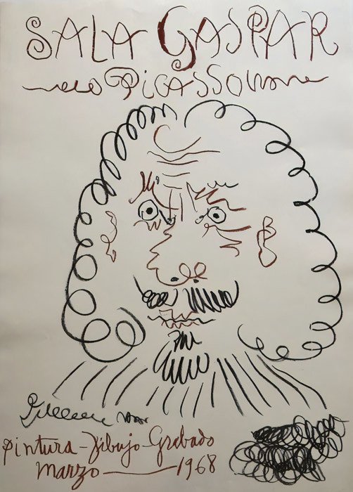 Pablo Picasso - Pintura Dibujo Grabado Sala Gaspar Marzo- 1968