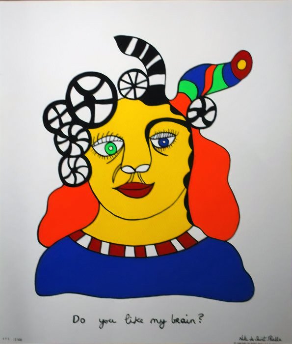 Nikki de Saint Phalle - Do You Like My Brain - limited edition - 1999