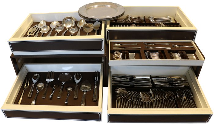 Cutlery set (176) - .999 silver - M.J. Gerritsen n.v. - Ολλανδία - Late 20th century