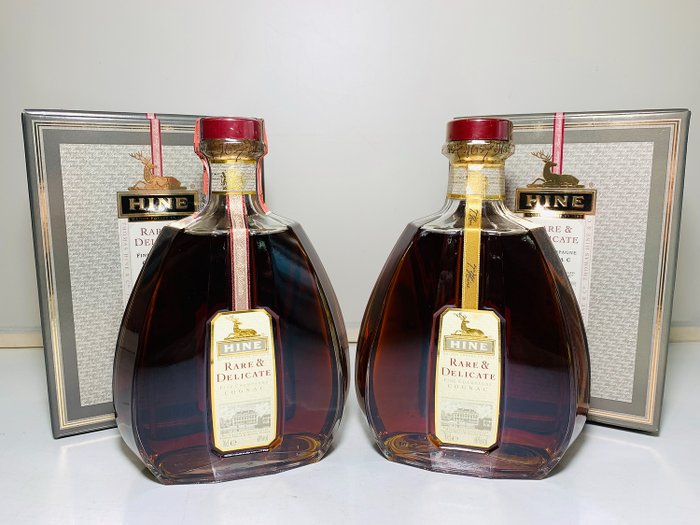 Hine - Rare & Delicate Fine Champagne Cognac - b. 1990s, 2000's - 70cl - 2 bottles